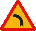 TP-13bDangerous curve to the left