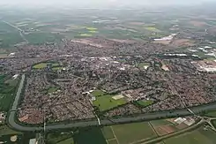 An aerial view of Spalding in 2013.