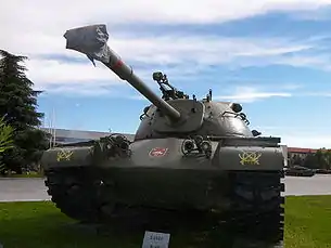 M48 Patton tank of the Spanish Army at the El Goloso Museum of Armored Vehicles