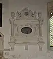 Monument to John and Bridget Playdell in Holy Rood church