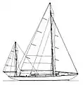 Suomi, 50 foot yawl designed by Myron Spaulding