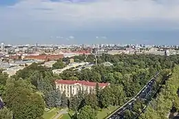 Aerial view of the Botanical Garden