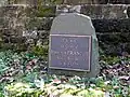 French plaque indicating the General Bruno von François memorial trail