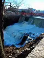 Spicket River Dam in Methuen