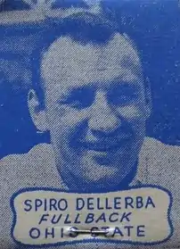 Spiro Dellerba headshot on a matchbook from the early 1940s