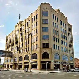 The Art Deco City Hall building