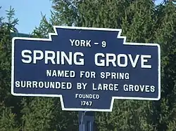 Official logo of Spring Grove, Pennsylvania