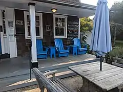 Springs General Store front porch, Springs, Long Island,