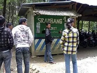 Srambang Waterfall Main Entrance