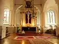 The high altar and chancel area