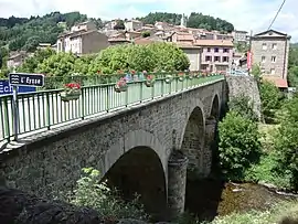 The bridge over the Eysse, in Saint-Martin-de-Valamas