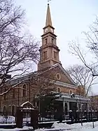 St. Mark's Church in-the-Bowery is the centerpiece of the district