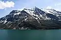 Red Eagle Mountain, north aspect from St. Mary Lake