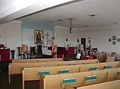 Saint Anne's church interior in 2006 prior to remodeling