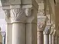 Sculpted capitals in the cloister