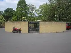 Grade I listed bicycle store at St Catherine's College, Oxford, England