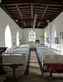 Interior of St Giles Church, Carburton