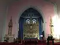 Chancel featuring the Pugin altar