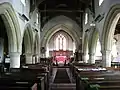 Inside St Mary's parish church