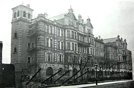 St Marylebone Workhouse. Edgar Claxton's father worked in the offices here