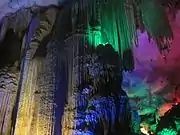 Stalactites, Boyue Cave.