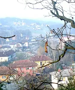 Panorama of the town Stanari