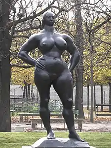 Standing Woman by Gaston Lachaise (1912–27) Tuileries Gardens