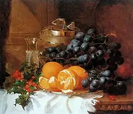 Eloise Harriet Stannard, Christmas still life (1886), Museum of John Paul II Collection, Warsaw