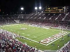 The new Stanford Stadium, site of home football games