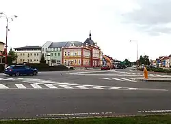 Main crossroad and town hall