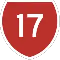 State Highway 17 marker