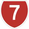 State Highway 7 marker