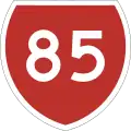 State Highway 85 marker