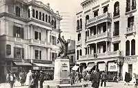 Statue of Cardinal Lavigerie in Tunis. Removed after Tunisia granted independence.