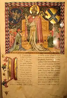 Image 44Statuta Mutine Reformata, 1420–1485; parchment codex bound in wood and leather with brass plaques worked the corners and in the center, with clasps. (from Medieval literature)