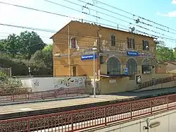 The Gavorrano railway station in Potassa