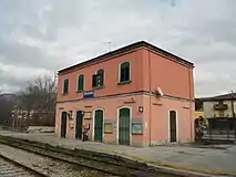 Fisciano station, located in Lancusi