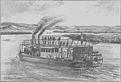 Steamship "Stanley" on Stanley Pool 1890