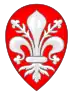 Coat of arms used by Ghibellines until 1251Coat of arms adopted by Guelphs in 1251 of Florence