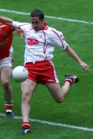 Stephen O'Neill was sent off for Tyrone.