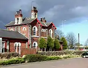 Stepney Railway station building (rear), built 1853 (2009)