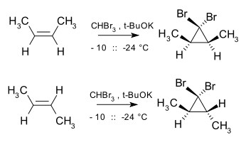 stereospecific carbene reaction