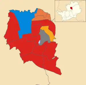 1991 results map