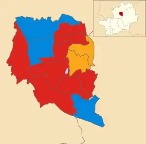 2018 results map