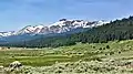 Northeast aspect of Stevens Peak from Hope Valley