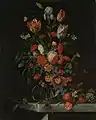 Painting by Ottmar Elliger of 1673 that was later adorned with the forged signature of Ruysch