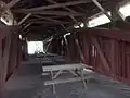 Interior of Stillwater Covered Bridge No. 134