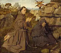 Jan van Eyck, Stigmata of Saint Francis, c. 1432