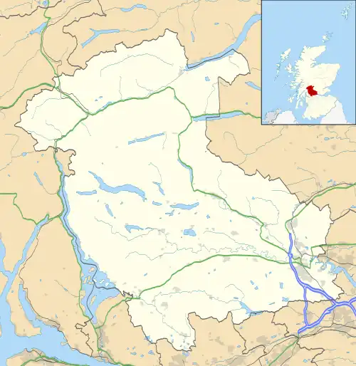 Dunblane is located in Stirling