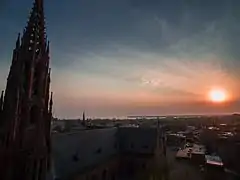 St. Louis Roman Catholic Church from Air